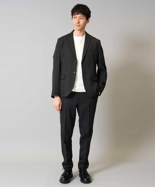 a.v.v(アーヴェヴェ)の「【イージーケア/シワになりにくい】スマートジャケット 秋リライト【洗濯機で洗える/ストレッチ】〈ON/OFF SERIES〉(テーラードジャケット・メンズ・ネイビー/チャコールグレー・44/46/48/50)」の14枚目の写真