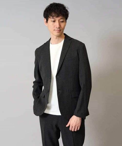 a.v.v(アーヴェヴェ)の「【イージーケア/シワになりにくい】スマートジャケット 秋リライト【洗濯機で洗える/ストレッチ】〈ON/OFF SERIES〉(テーラードジャケット・メンズ・ネイビー/チャコールグレー・44/46/48/50)」の21枚目の写真
