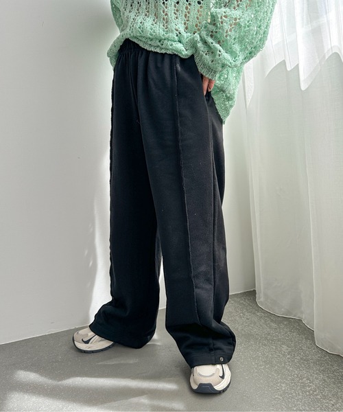 PILIT（ピリット）の「2way スウエットパンツ（スウェットパンツ・レディース・ブラック/杢グレー・MEDIUM）」の13枚目の写真