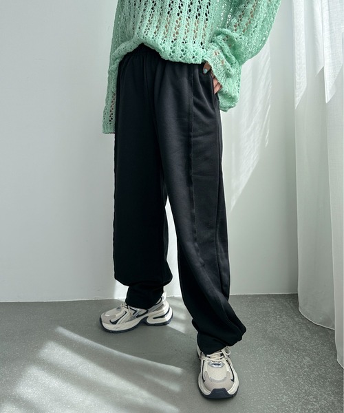 PILIT（ピリット）の「2way スウエットパンツ（スウェットパンツ・レディース・ブラック/杢グレー・MEDIUM）」の14枚目の写真