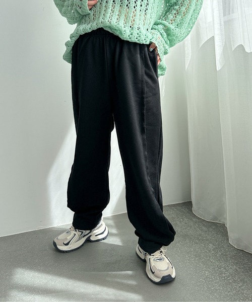 PILIT（ピリット）の「2way スウエットパンツ（スウェットパンツ・レディース・ブラック/杢グレー・MEDIUM）」の15枚目の写真