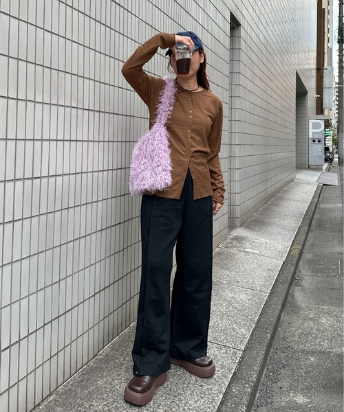 PILIT（ピリット）の「2way スウエットパンツ（スウェットパンツ・レディース・ブラック/杢グレー・MEDIUM）」の5枚目の写真