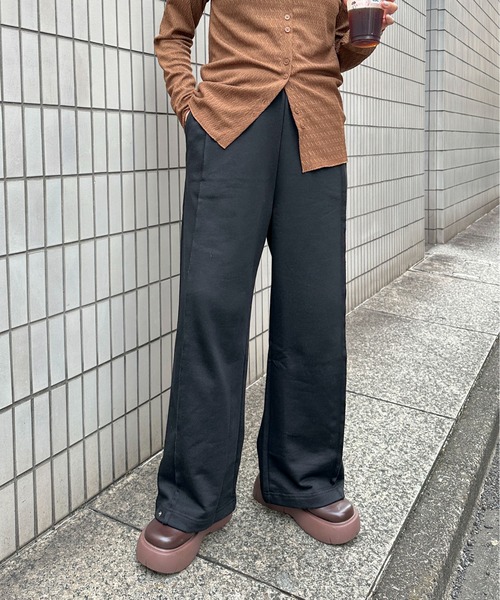 PILIT（ピリット）の「2way スウエットパンツ（スウェットパンツ・レディース・ブラック/杢グレー・MEDIUM）」の12枚目の写真