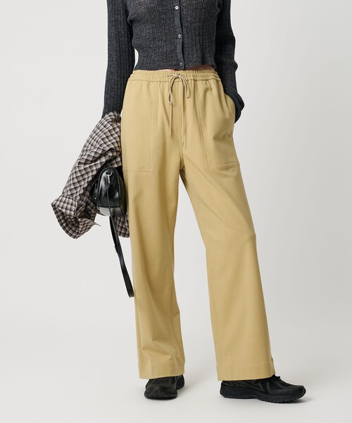 BEAUTY&YOUTH UNITED ARROWS(ビューティーアンドユースユナイテッドアローズ)の「ポリエステルブレンド パッチポケットパンツ(その他パンツ・レディース・ダークグレー/マスタード/ダークブラウン・XS/L/M/S)」の3枚目の写真