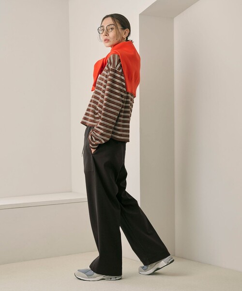BEAUTY&YOUTH UNITED ARROWS(ビューティーアンドユースユナイテッドアローズ)の「ポリエステルブレンド パッチポケットパンツ(その他パンツ・レディース・ダークグレー/マスタード/ダークブラウン・XS/L/M/S)」の8枚目の写真