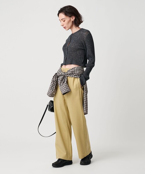 BEAUTY&YOUTH UNITED ARROWS(ビューティーアンドユースユナイテッドアローズ)の「ポリエステルブレンド パッチポケットパンツ(その他パンツ・レディース・ダークグレー/マスタード/ダークブラウン・XS/L/M/S)」の14枚目の写真