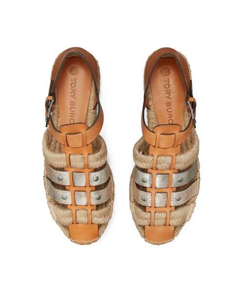 本物 TORY BURCHトリーバーチ フリーダ50mm エスパドリーユサンダル 楽天市場】トリーバーチ サンダル レディース 厚底 歩き やすい