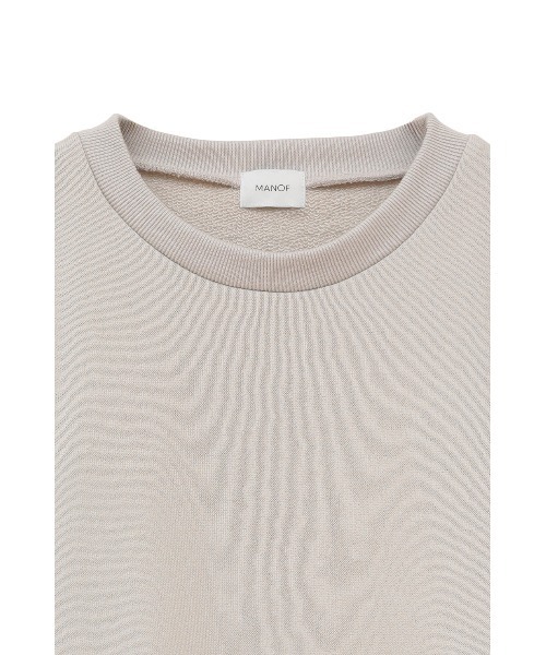 MANOF(マノフ)の「VOLUME FIT SLEEVE SWEAT(スウェット・レディース・グレー/ブラック/ベージュ・F)」の5枚目の写真