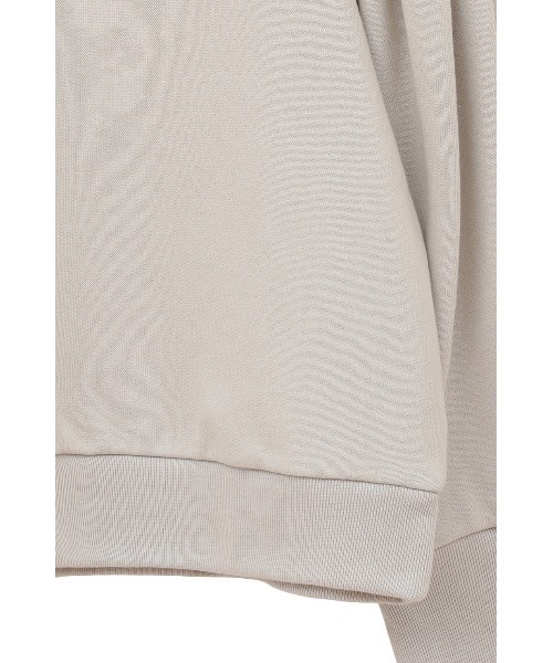 MANOF(マノフ)の「VOLUME FIT SLEEVE SWEAT(スウェット・レディース・グレー/ブラック/ベージュ・F)」の10枚目の写真