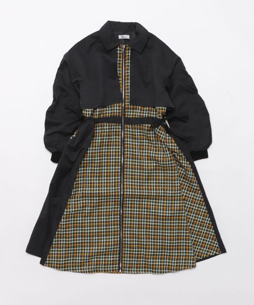 unica（ユニカ）の「チェックzipperジャケットワンピース（ワンピース・キッズ・カーキ/ブラック・XL/L）」の19枚目の写真