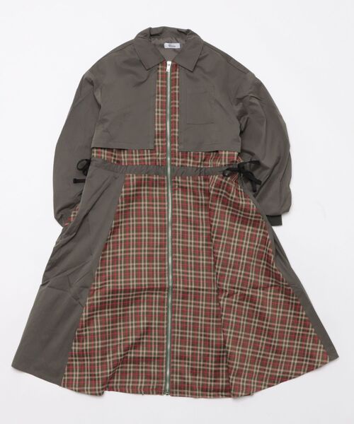 unica（ユニカ）の「チェックzipperジャケットワンピース（ワンピース・キッズ・カーキ/ブラック・XL/L）」の20枚目の写真