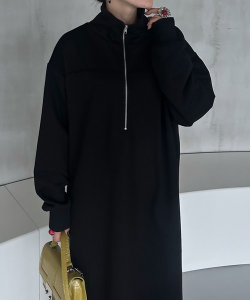 PAGEBOY（ページボーイ）の「MUSEスウェットZIPワンピース / スウェットワンピース【ZOZO限定アイテム】（ワンピース・レディース・ブラック/ブラウン・FREE）」の10枚目の写真