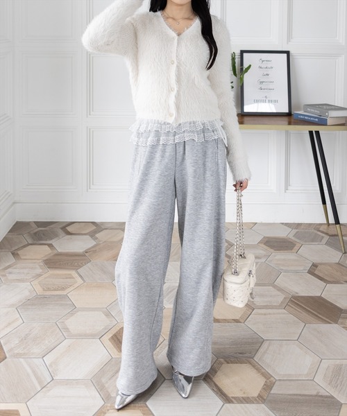 clear（クリア）の「レースラップ腰巻スカート[レイヤード ガーリー 着回し抜群]≪AW新作≫（スカート・レディース・オフホワイト・F）」の6枚目の写真