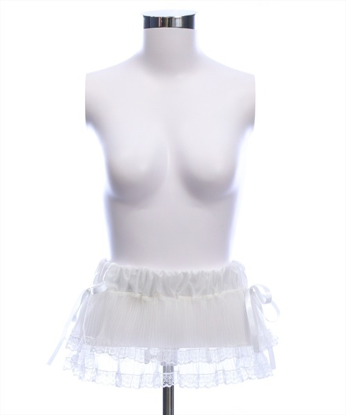 clear（クリア）の「レースラップ腰巻スカート[レイヤード ガーリー 着回し抜群]≪AW新作≫（スカート・レディース・オフホワイト・F）」の8枚目の写真
