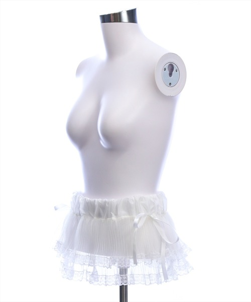 clear（クリア）の「レースラップ腰巻スカート[レイヤード ガーリー 着回し抜群]≪AW新作≫（スカート・レディース・オフホワイト・F）」の9枚目の写真