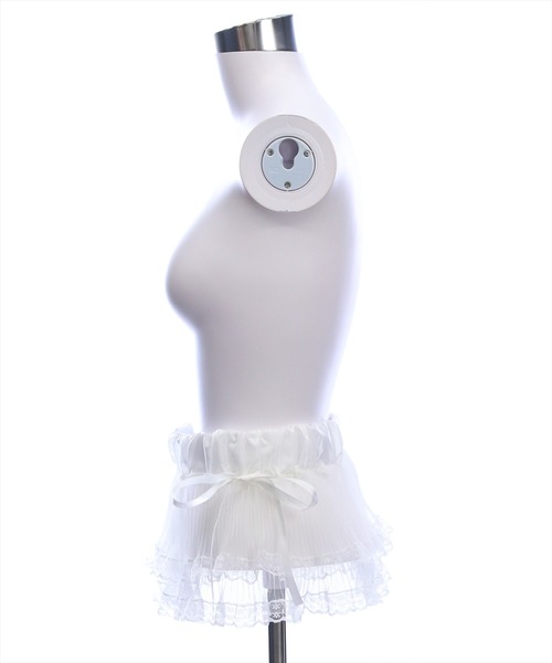 clear（クリア）の「レースラップ腰巻スカート[レイヤード ガーリー 着回し抜群]≪AW新作≫（スカート・レディース・オフホワイト・F）」の10枚目の写真