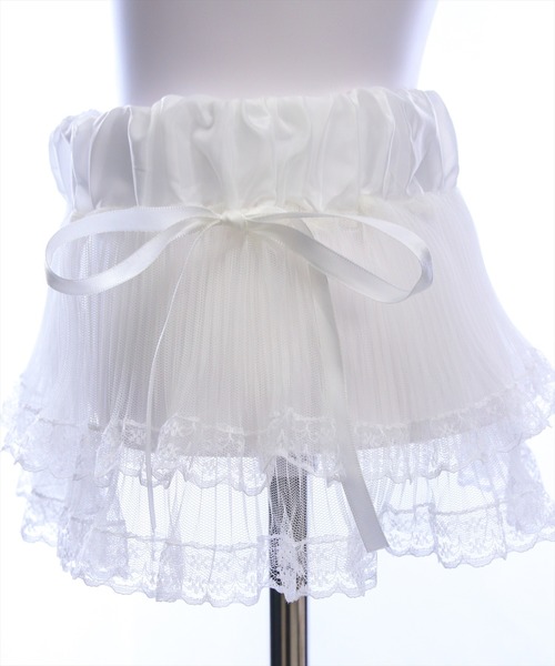 clear（クリア）の「レースラップ腰巻スカート[レイヤード ガーリー 着回し抜群]≪AW新作≫（スカート・レディース・オフホワイト・F）」の15枚目の写真