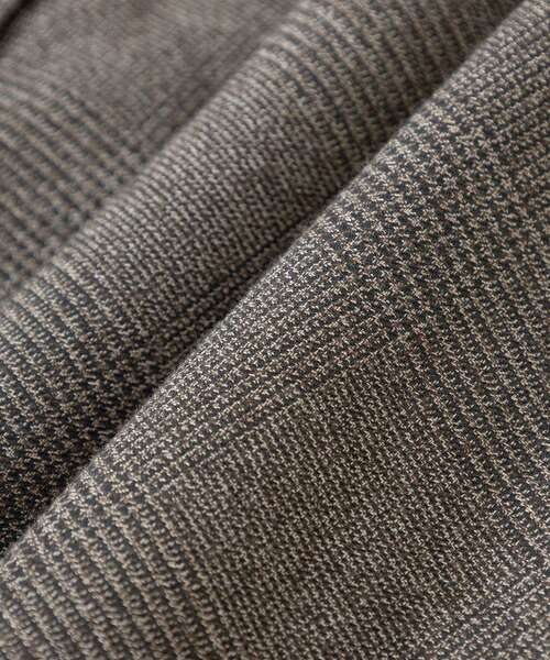 YECCA VECCA(イェッカヴェッカ)の「ベアドッキングワンピース(シャツワンピース・レディース・キャメル/チェック/チャコールグレー・FREE)」の7枚目の写真