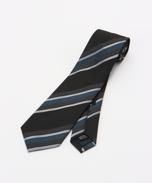 EDIFICE（エディフィス）の「Holliday & Brown(ホリデー & ブラウン) ジャガード ストライプ タイ（ネクタイ・メンズ・ボルドー/ダークブルー・FREE）」の3枚目の写真