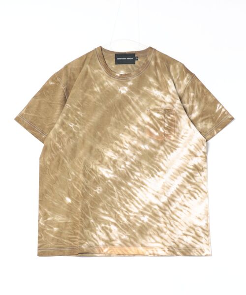 NO WAY(ノーウェイ)の「/HIROYUKI OBARA/USコットンTシャツ 絞りムラ染加工(Tシャツ/カットソー・メンズ・カーキ・SMALL/MEDIUM)」の1枚目の写真