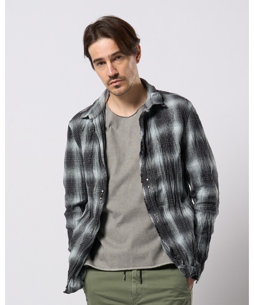 2-hook check（シャツ/ブラウス）｜wjk（ダヴルジェイケイ）の