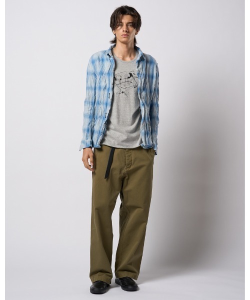 wjk(ダヴルジェイケイ)の「2-hook check(シャツ/ブラウス・メンズ・ライトグレー/ブラック/ライトブルー・SMALL/MEDIUM/LARGE/X-LARGE)」の15枚目の写真