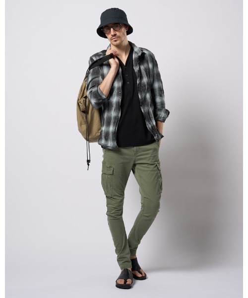 2-hook check（シャツ/ブラウス）｜wjk（ダヴルジェイケイ）の