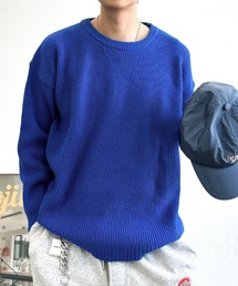 【ユニセックス】ベーシック畔網ニット