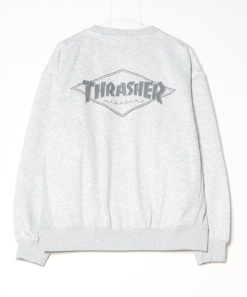 THRASHER(スラッシャー)の「【70】【THRASHER/スラッシャー】クラックプリント 裏起毛 スウェット(スウェット・メンズ・アッシュグレー/オフホワイト/ブラック系その他/アイボリー/ブラック/ブラウン系その他/ブラウン/ライトグレー・M/L/XL)」の17枚目の写真