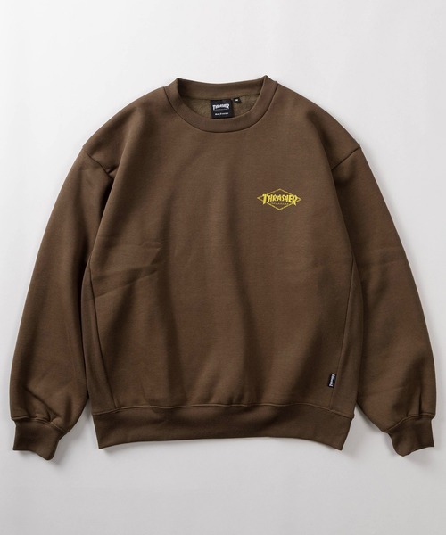 THRASHER(スラッシャー)の「【70】【THRASHER/スラッシャー】クラックプリント 裏起毛 スウェット(スウェット・メンズ・アッシュグレー/オフホワイト/ブラック系その他/アイボリー/ブラック/ブラウン系その他/ブラウン/ライトグレー・M/L/XL)」の11枚目の写真
