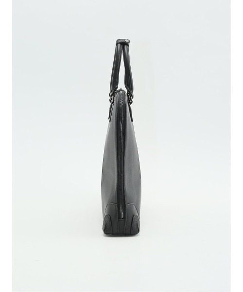 m.f.editorial（エムエフエディトリアル）の「【A4対応 2WAY】サフィアーノ型押し ブリーフバッグ（ビジネスバッグ・メンズ・ブラック/ダークウッド・FREE）」の9枚目の写真