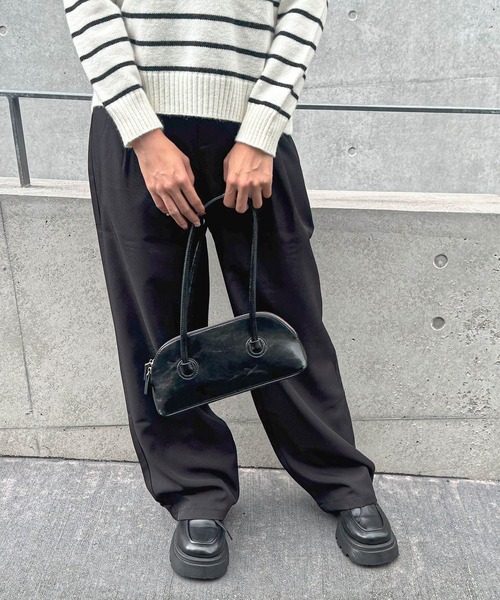 frunco(フランコ)の「タックワイドパンツ(その他パンツ・レディース・ベージュ/ブラック/グレー/ホワイト・MEDIUM)」の10枚目の写真