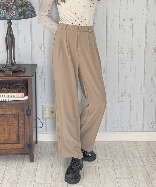 frunco(フランコ)の「タックワイドパンツ(その他パンツ・レディース・ベージュ/ブラック/グレー/ホワイト・MEDIUM)」の18枚目の写真