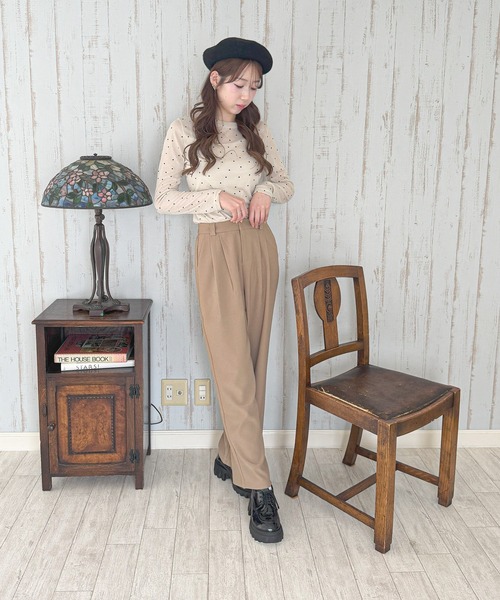 frunco(フランコ)の「タックワイドパンツ(その他パンツ・レディース・ベージュ/ブラック/グレー/ホワイト・MEDIUM)」の20枚目の写真