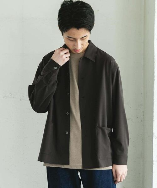 URBAN RESEARCH DOORS（アーバンリサーチドアーズ）の「ウールライクシャツジャケット（その他アウター・メンズ・カーキ/ネイビー/ブラウン/グレー系その他・MEDIUM/LARGE）」の19枚目の写真