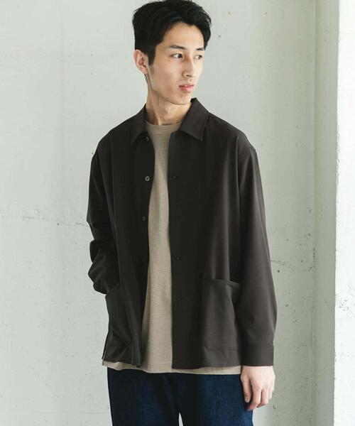 URBAN RESEARCH DOORS（アーバンリサーチドアーズ）の「ウールライクシャツジャケット（その他アウター・メンズ・カーキ/ネイビー/ブラウン/グレー系その他・MEDIUM/LARGE）」の18枚目の写真