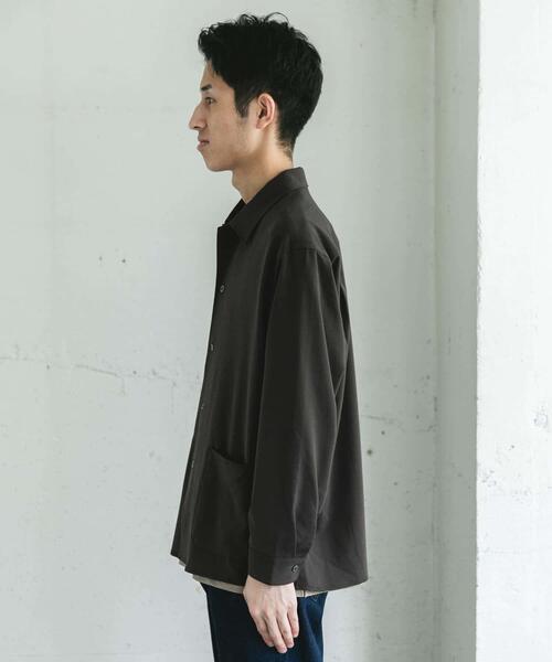 URBAN RESEARCH DOORS（アーバンリサーチドアーズ）の「ウールライクシャツジャケット（その他アウター・メンズ・カーキ/ネイビー/ブラウン/グレー系その他・MEDIUM/LARGE）」の22枚目の写真
