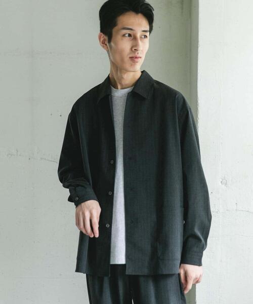 セール】ウールライクシャツジャケット（その他アウター）｜URBAN