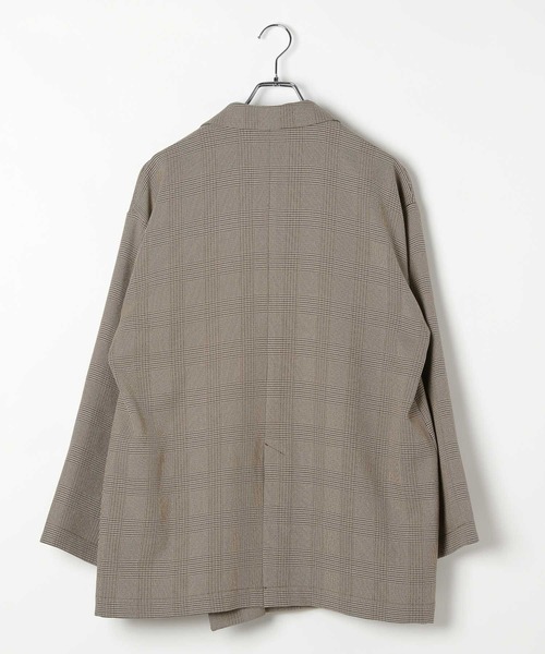 Wブレストミドルチェックジャケット 579077（テーラード