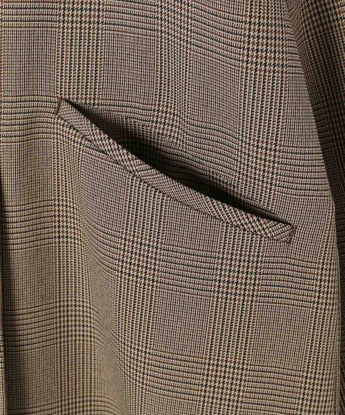 Wブレストミドルチェックジャケット 579077（テーラードジャケット