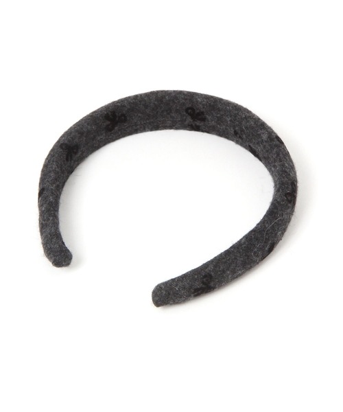 tiny tiny（ティニーティニー）の「リボン柄カチューシャ[tiny tiny(ティニーティニー)]（カチューシャ・レディース・ブラック/ブラウン・0）」の3枚目の写真