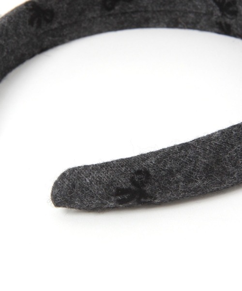 tiny tiny（ティニーティニー）の「リボン柄カチューシャ[tiny tiny(ティニーティニー)]（カチューシャ・レディース・ブラック/ブラウン・0）」の5枚目の写真