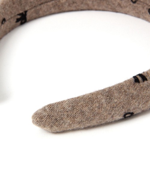 tiny tiny（ティニーティニー）の「リボン柄カチューシャ[tiny tiny(ティニーティニー)]（カチューシャ・レディース・ブラック/ブラウン・0）」の7枚目の写真