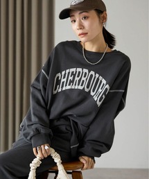 pocket | 【ZOZO先行発売】配色ステッチロゴプルオーバー(スウェット)