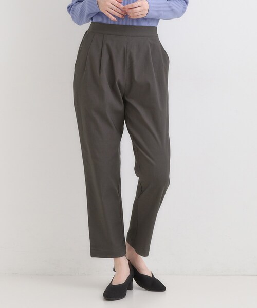 SHOO・LA・RUE(シューラルー)の「【高レビュー/洗濯機可/SS-LL】あったか裏起毛 のびのびストレッチ テーパードパンツ(その他パンツ・レディース・ベージュ/ブラック/チャコールグレー/オレンジ・01/10/04/02/03)」の14枚目の写真