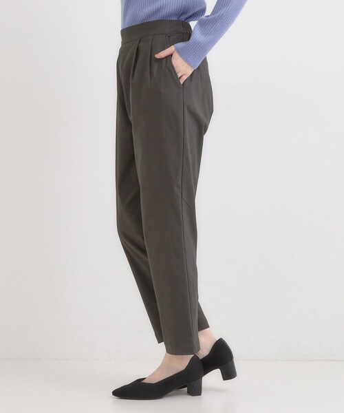 SHOO・LA・RUE(シューラルー)の「【高レビュー/洗濯機可/SS-LL】あったか裏起毛 のびのびストレッチ テーパードパンツ(その他パンツ・レディース・ベージュ/ブラック/チャコールグレー/オレンジ・01/10/04/02/03)」の15枚目の写真