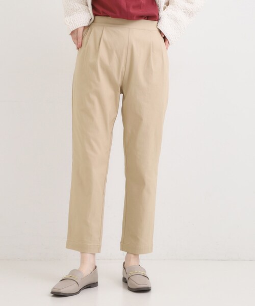 SHOO・LA・RUE(シューラルー)の「【高レビュー/洗濯機可/SS-LL】あったか裏起毛 のびのびストレッチ テーパードパンツ(その他パンツ・レディース・ベージュ/ブラック/チャコールグレー/オレンジ・01/10/04/02/03)」の18枚目の写真