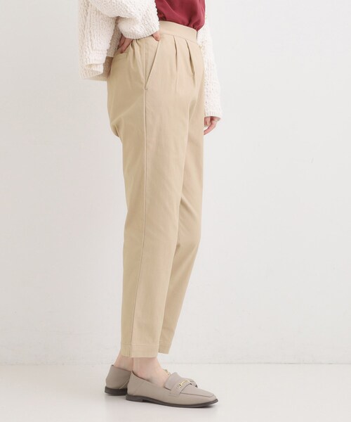 SHOO・LA・RUE(シューラルー)の「【高レビュー/洗濯機可/SS-LL】あったか裏起毛 のびのびストレッチ テーパードパンツ(その他パンツ・レディース・ベージュ/ブラック/チャコールグレー/オレンジ・01/10/04/02/03)」の19枚目の写真