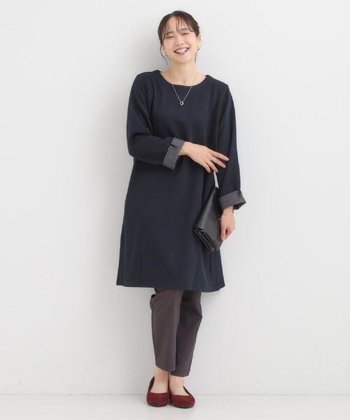 SHOO・LA・RUE(シューラルー)の「【高レビュー/洗濯機可/SS-LL】あったか裏起毛 のびのびストレッチ テーパードパンツ(その他パンツ・レディース・ベージュ/ブラック/チャコールグレー/オレンジ・01/10/04/02/03)」の7枚目の写真