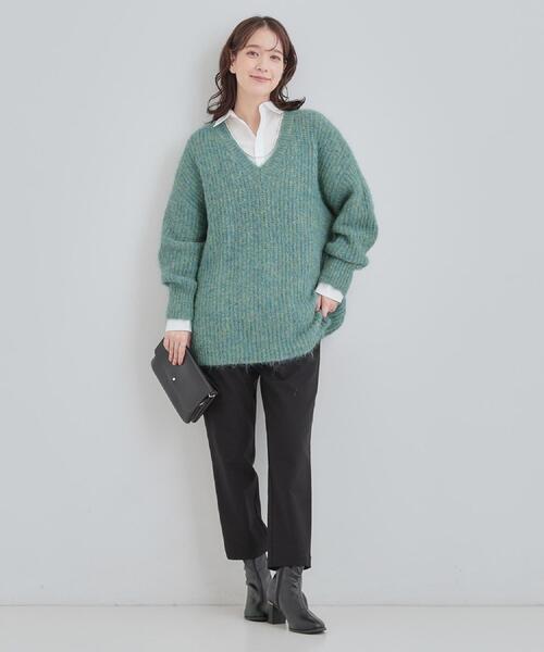 SHOO・LA・RUE(シューラルー)の「【高レビュー/洗濯機可/SS-LL】あったか裏起毛 のびのびストレッチ テーパードパンツ(その他パンツ・レディース・ベージュ/ブラック/チャコールグレー/オレンジ・01/10/04/02/03)」の13枚目の写真